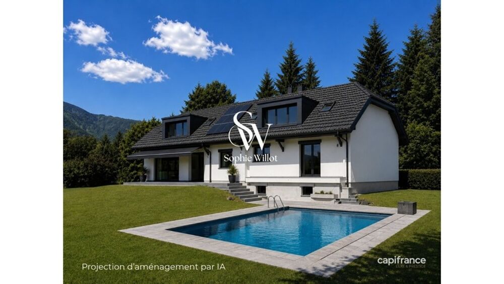 Maison de Famille à vendre 7 pièces - 200 m2 hab. (245 utiles) - plus de 2000m2 terrain prox. Lac - proche de ANNECY (74)