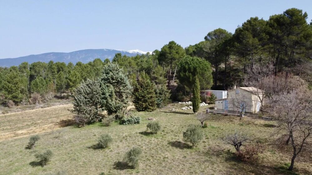 Cabanon à rénover sur 1,5 hectare de nature à Mormoiron