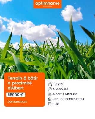  Terrain � vendre 1110 m�