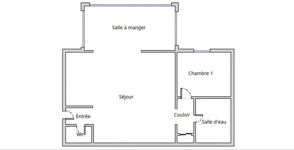 Location Appartement Appartement de 64m2 à louer sur Audierne Audierne