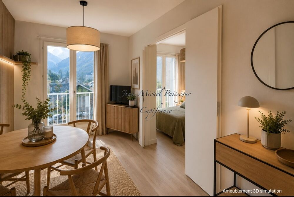 Appartement à Vendre 2 pièces BAGNERES DE LUCHON (31), Exposition Sud, Vue Pyrénées