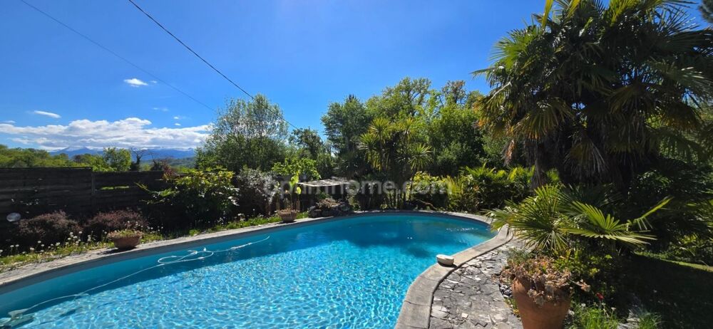 Maison à vendre 7 pièces BOSDARROS (64)Piscine, Vue Pyrénées et un logement indépendant!