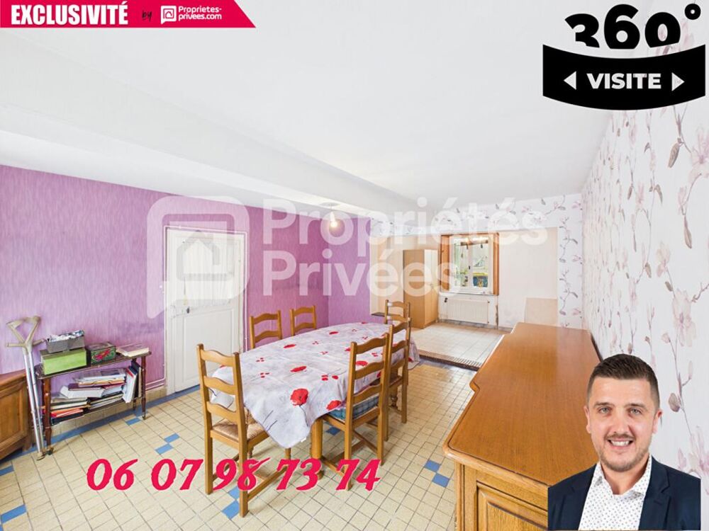 Vente Maison Maison de ville101 m² Jardin Secteur calme Hirson