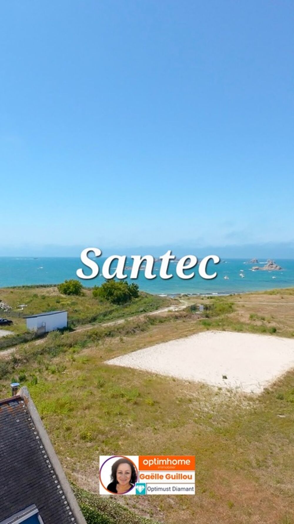 SANTEC : Coup de coeur de 110m² charme des années 50 vue mer et jardin clos