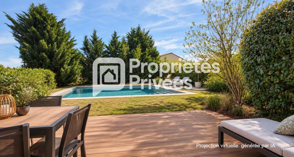 Maison individuelle T5 de plain-pied au calme, piscinable