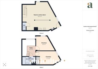 Vente Appartement Eaubonne – Duplex 3 pièces de 68m² avec terrasse, 2 parkings et gare à 1 minute Eaubonne