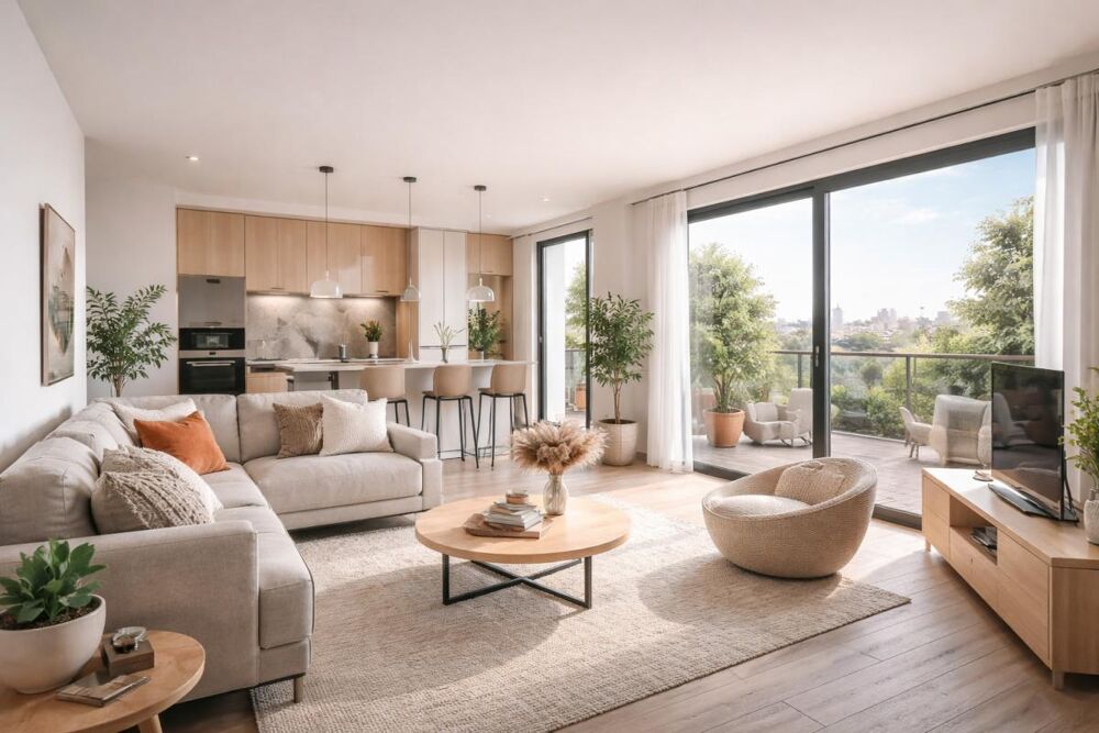 Vente Appartement NANTERRE-VILLE ** Magnifique 4 pièces avec TERRASSE  - au pied du RER A Nanterre