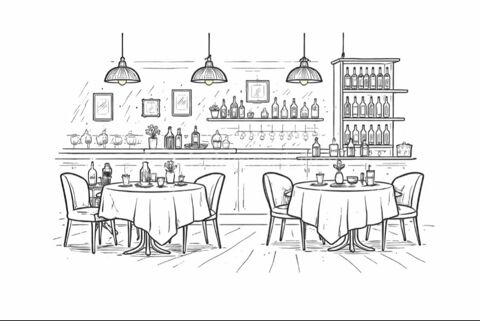 BAR-RESTAURANT REPUTE- BELLE CAPACITE -FORT POTENTIEL DE DEVELOPPEMENT 315000 76110 Goderville