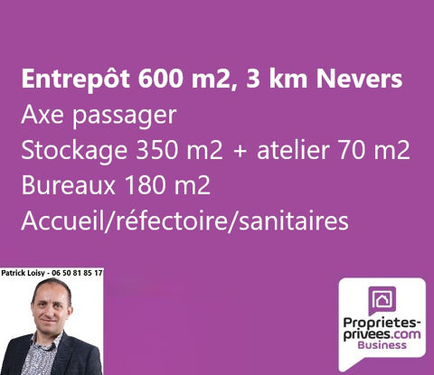 SECTEUR NEVERS - ENTREPOT 600 M² 140000 58000 Nevers