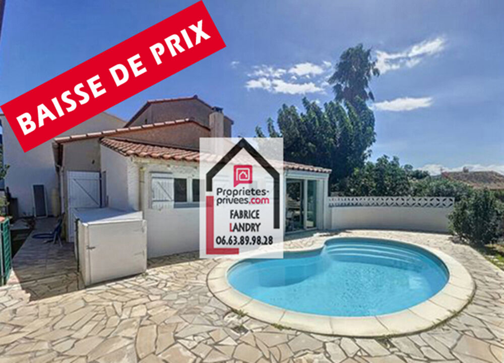 Villa 3 faces 3 chambres avec piscine quartier calme