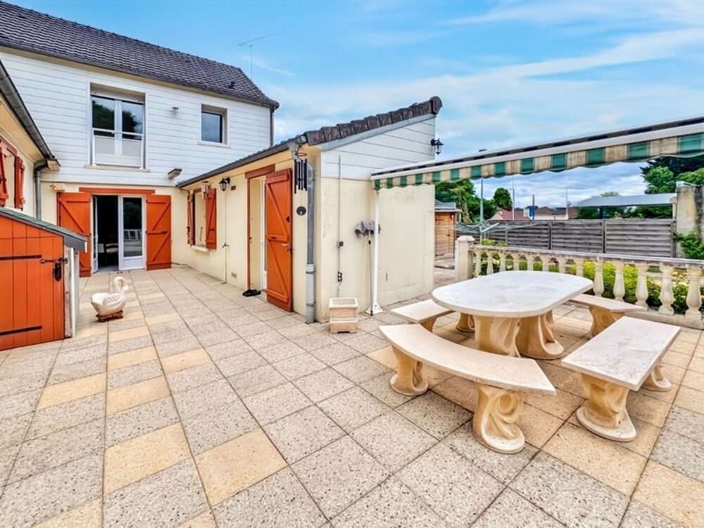 CREIL (60)  MAISON DE VILLE FAMILIALE  150 m²  5 PIÈCES  JARDIN & GARAGES  PROCHE GARE
