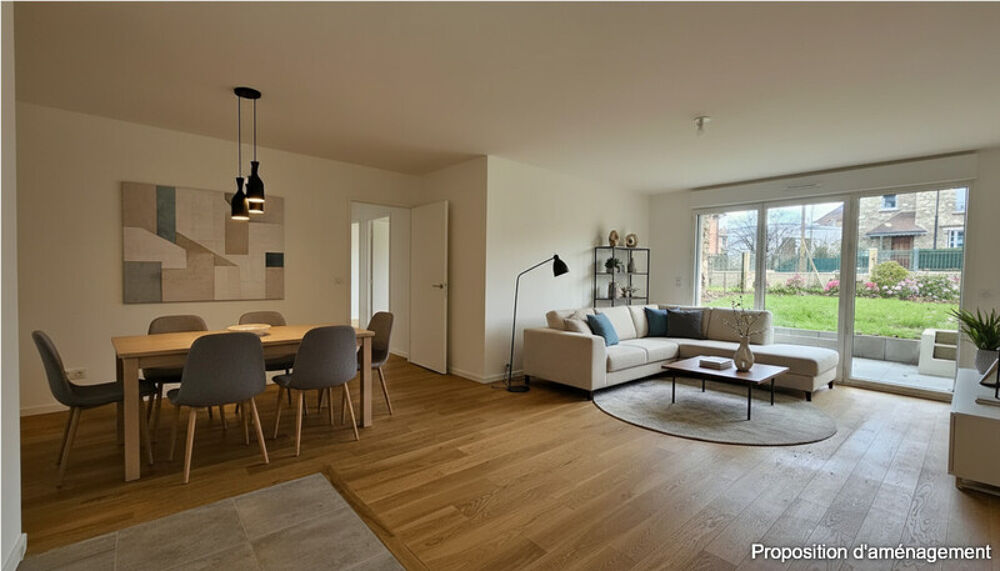 Appartement T4 de 87,73 m² avec terrasse et jardin au CHESNAY (78)