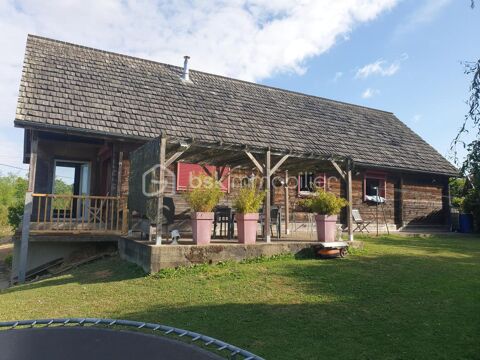   ? Maison Atypique en bois avec Chalet d'h�te, sous-sol complet et jardin � Exclusivit� rare et unique sur le march� ! Propri�t�/ch�teau - 5 pi�ce(s) - 114 m�
