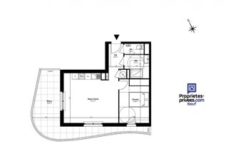  Appartement � vendre 2 pi�ces 46 m�