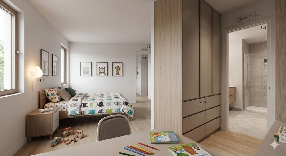 Vente Appartement 7 MINS A PIED RER A TRÈS BEAU 4 PIECES AVEC TERRASSE ET PARKING Bussy saint georges
