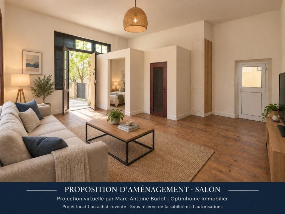 Vente Maison MOULIS-EN-MÉDOC – SPÉCIAL INVESTISSEUR – FORT POTENTIEL DE DIVISION EN 2 LOGEMENTS AVEC JARDIN Moulis en medoc