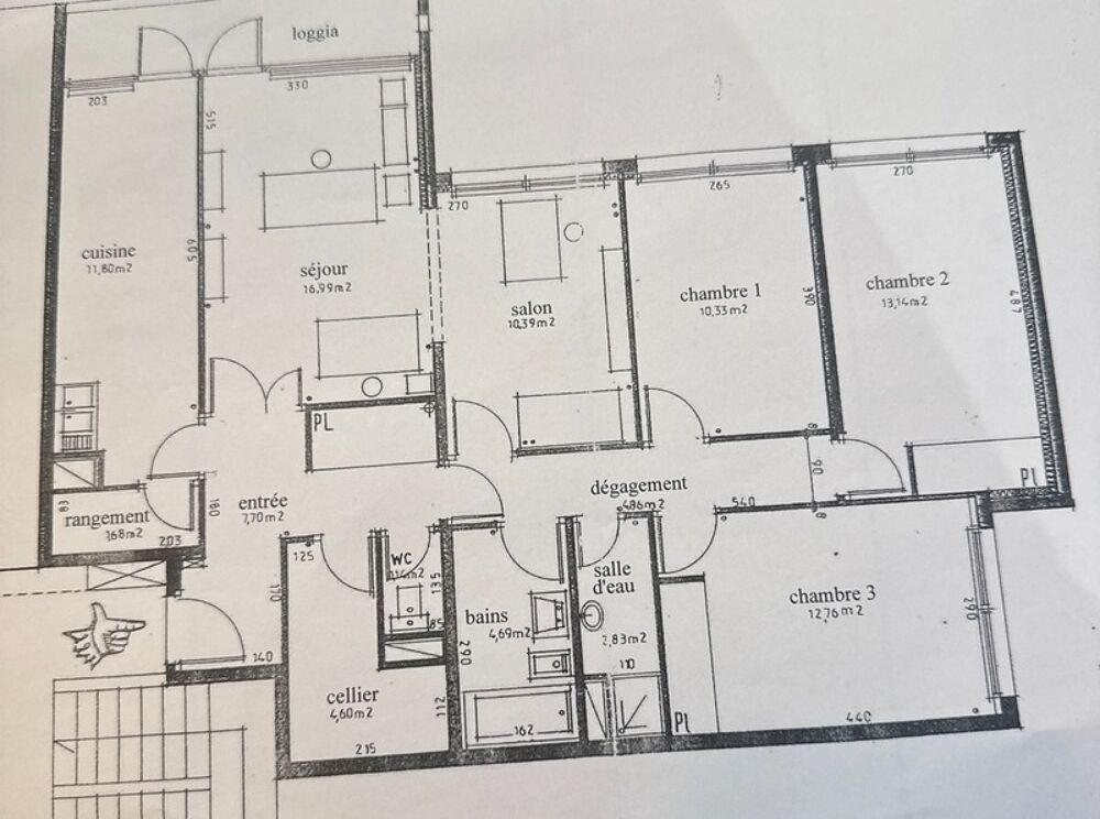 Appartement à vendre 5 pièces MEAUX (77)
