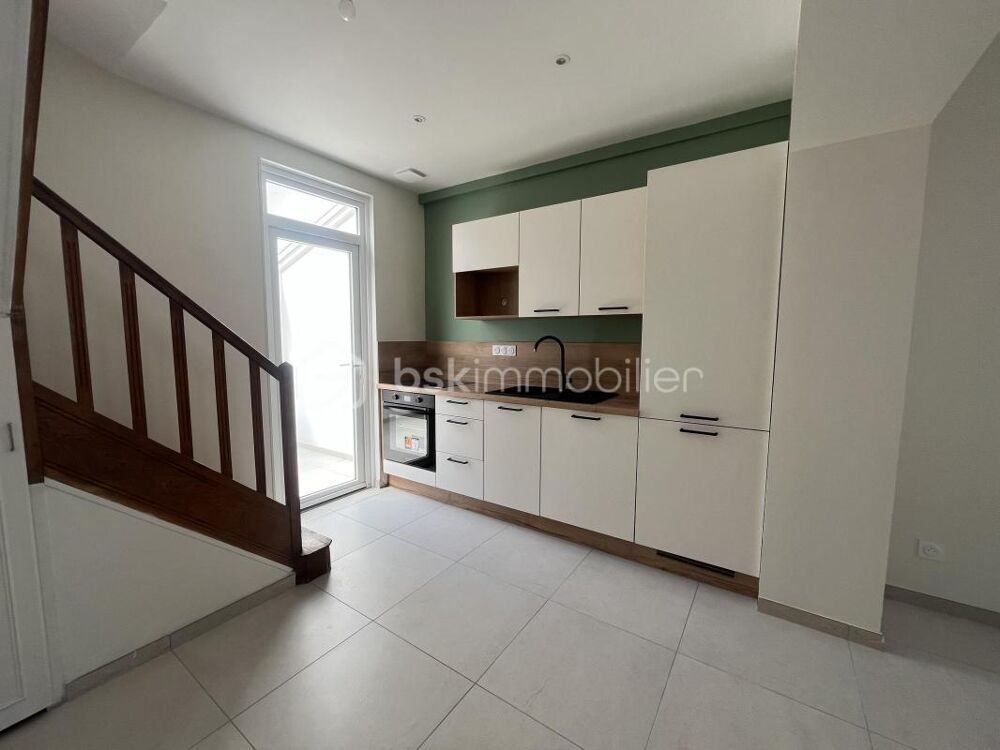 Maison rénovée, 3 chambres, garage, jardin