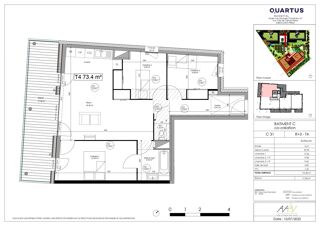  Appartement à vendre 4 pièces 73 m²