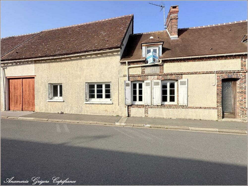 COURVILLE SUR EURE (28190), Rue Georges Fessard, maison à renover de 100m², 2 chambres, garage