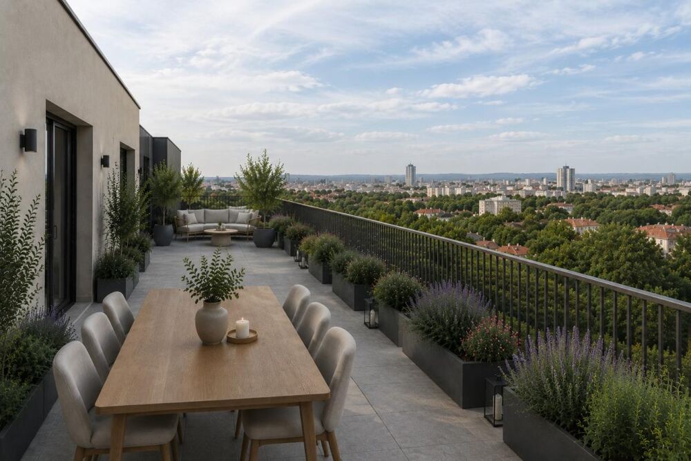 Vente Appartement T5 VAULX EN VELIN 112m² - TERRASSE -  GRAND SÉJOUR/CUISINE - BUANDERIE Vaulx en velin