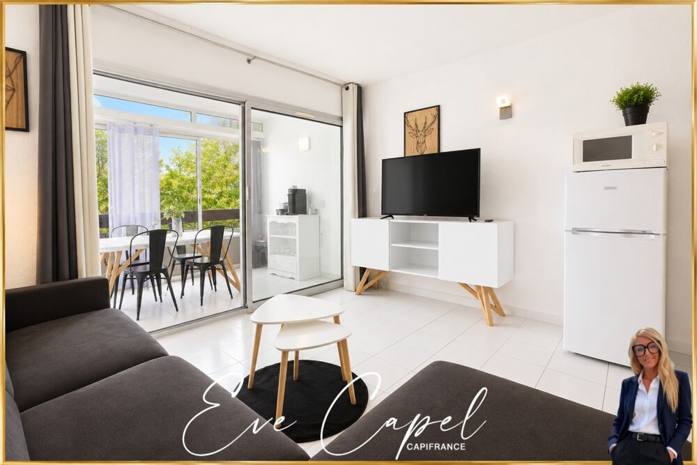 Appartement à vendre 2 pièces LE CAP D'AGDE (34), appartement avec 1 chambre, loggia fermée, avec parking privatif, ascenseur et