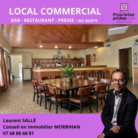PLUHERLIN (56220)  - MURS COMMERCIAUX  AVEC LOGEMENT DE FONCTION 190000 56220 Pluherlin