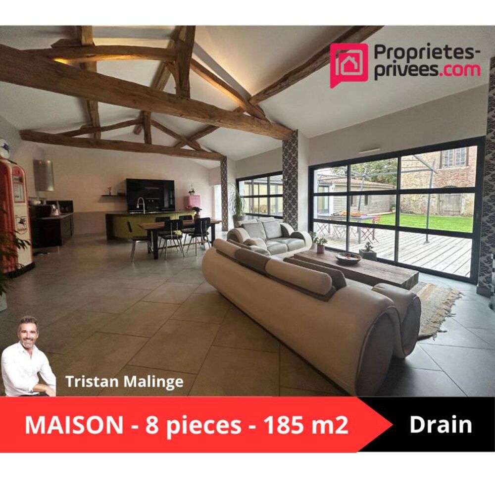 Vente Maison Maison Drain 8 pièce(s) 185 m2 Drain