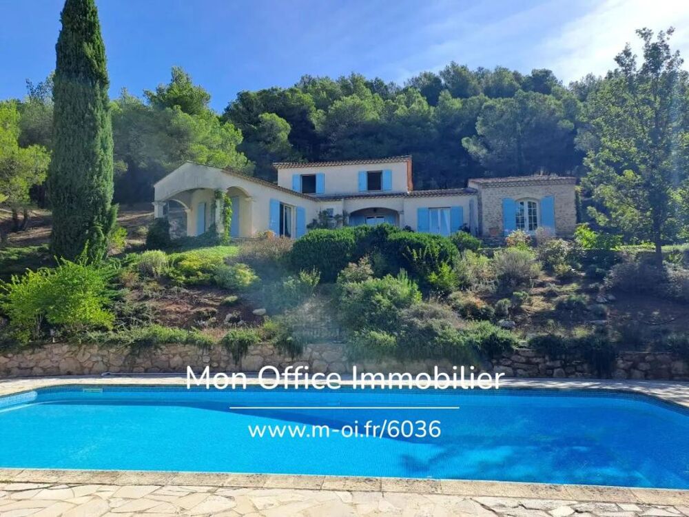 Vente Maison Référence : 6754-VCL - Maison avec belle vue dominante - Piscine et pool-house - Proche Aix à ROGNES Rognes