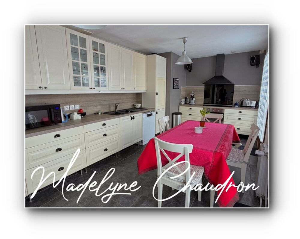 BOURAY-SUR-JUINE  Maison familiale rénovée de 123 m² habitables  170 m² utiles  4 chambres  Vie de plain-pied  DPE C