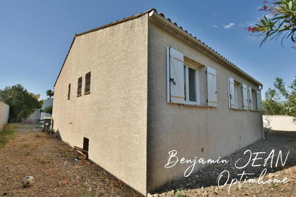 Vente Maison Sérignan – Plain-pied 4 faces sur belle parcelle piscinable Serignan