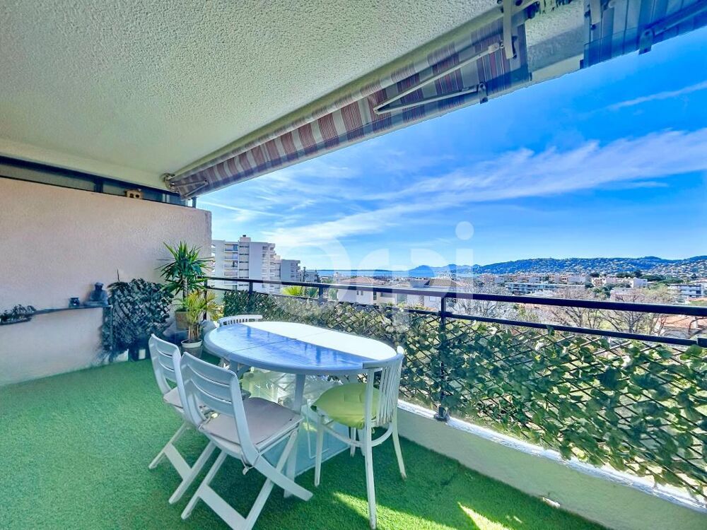 Vente Appartement Juan-les-Pins La Colle – Dernier étage 3 pièces traversant avec terrasses, vue mer, résidence de standing avec piscine et parc ? Antibes