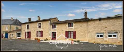   Maison en pierre à vendre 6 pièces 4 chambres + studio indépendant sur terrain 3 260 m² avec dépendances Champigny-En-Rochereau Maison - 6 pièce(s) - 200 m²