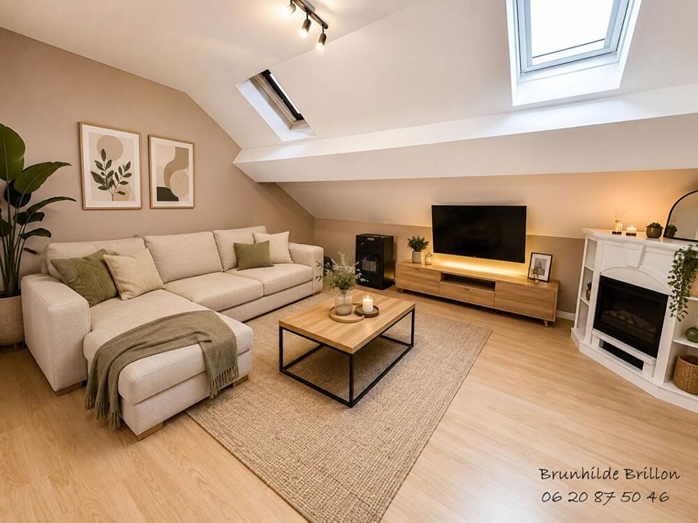 Liévin, appartement duplex , 1 chambre, stationnement