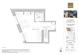  Appartement  vendre 2 pices 38 m