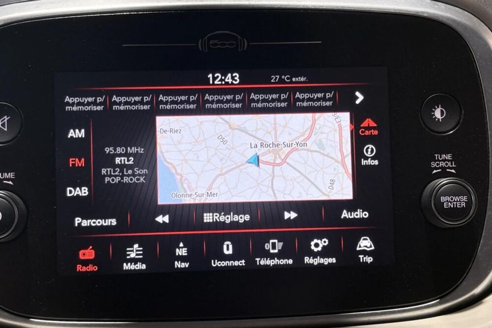 500 X 1.3 T4 16V FAP 4x2 DCT6 150 cv Cross 2018 occasion 85190 Venansault