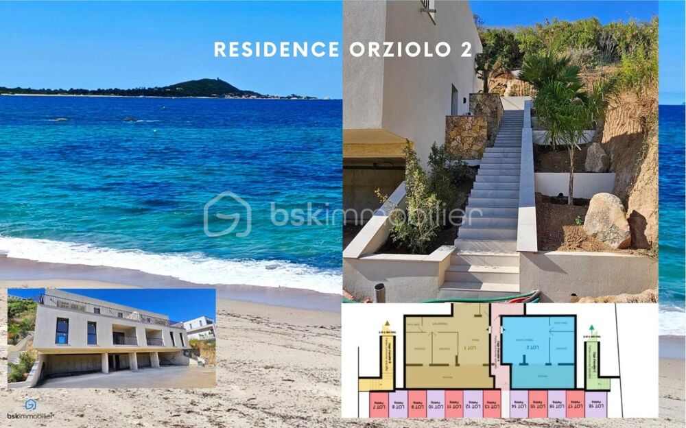 Corse - Rive sud dAjaccio à Pietrosella- Résidence ORZIOLO 2. Appartement T2 de 47 m2 + terrasse de 22 m2, situé à 3 km de la m