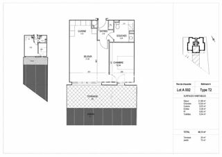  Appartement à vendre 2 pièces 49 m²