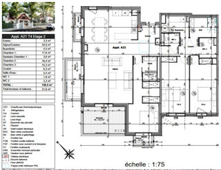  Appartement à vendre 4 pièces 130 m²
