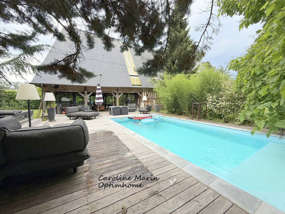 Vente Maison Magnifique propriété de caractère de 300 m² avec piscine et jacuzzi sur 3 000 m² de terrain – À seulement 5 minutes de Bourg-Ach Bourg achard