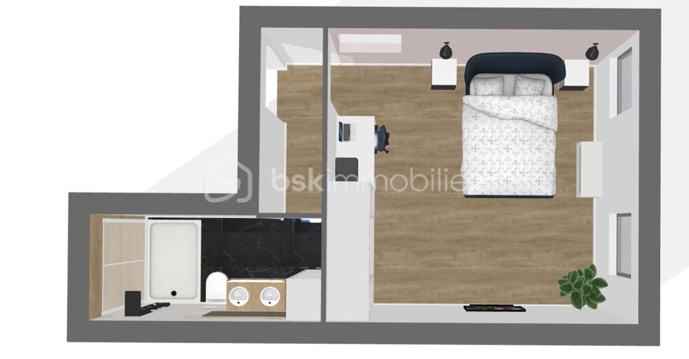 Projet rare  Duplex à réhabiliter avec combles aménageables  Vue sur la Porte Saunerie  Fort potentiel