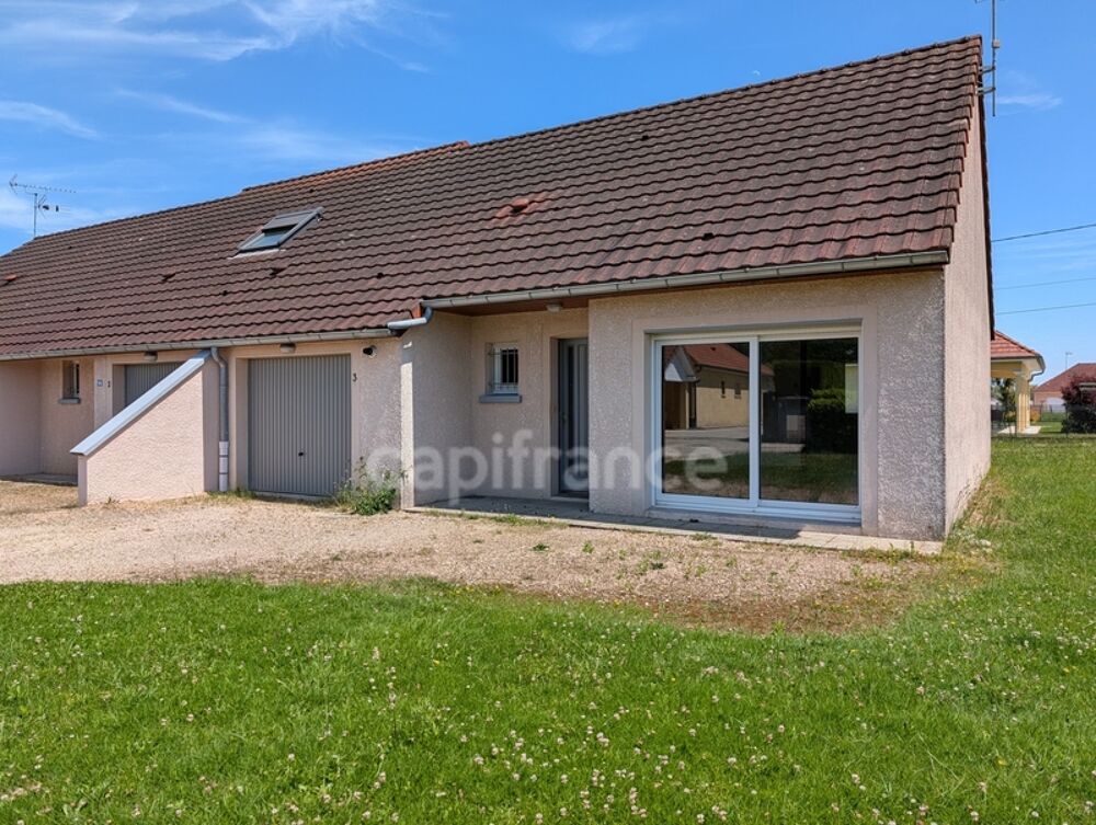 Vente Maison Maison de plain-pied au calme à Branges – 65 m², 2 chambres, terrain 436 m², proche Louhans (5 min) Branges