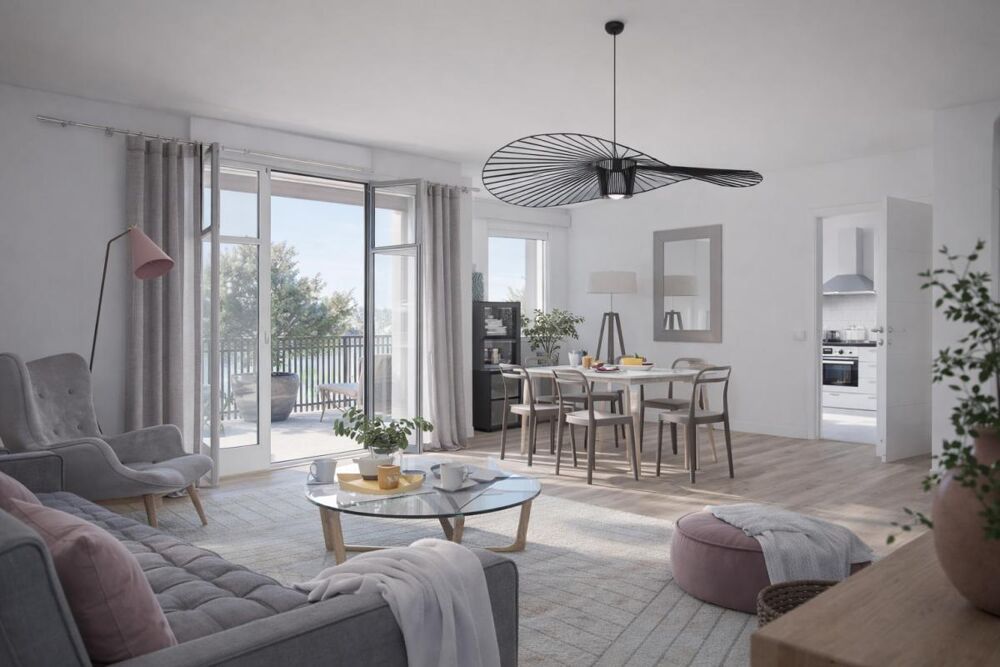 MAGNIFIQUE T3 de 68m2 avec GRAND BALCON, bel ensoleillement, idéalement situé sur la place du METRO 14