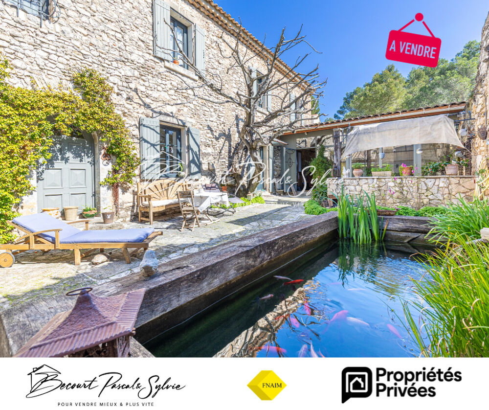Vente Maison Ancienne Bergerie 1800 en pierre avec piscine Velleron