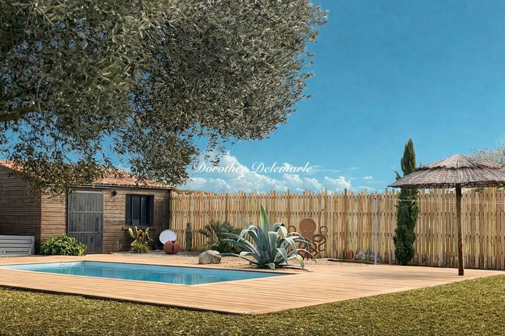 A VENDRE Maison 5 pièces Dompierre-sur-Mer, 142 m² piscine, 4 chambres jardin arboré de 1 035 m²