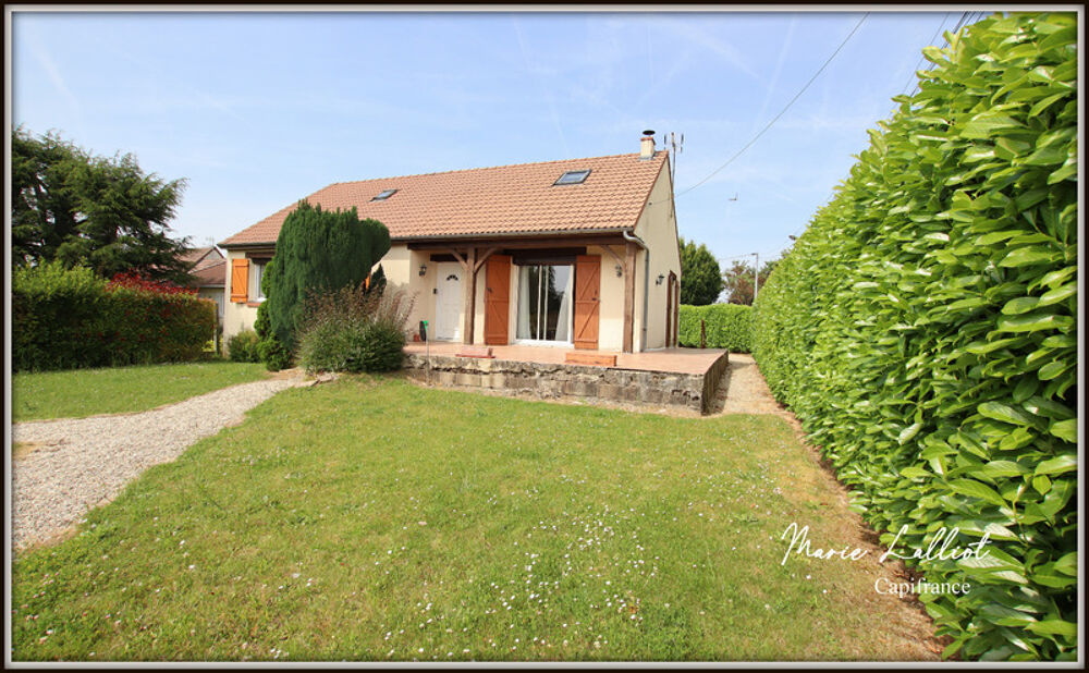 Maison à vendre 6 pièces DADONVILLE (45), sous sol, 4 chambres, vie de plain pied, Terrain clos, commerces de proximité, poêle a