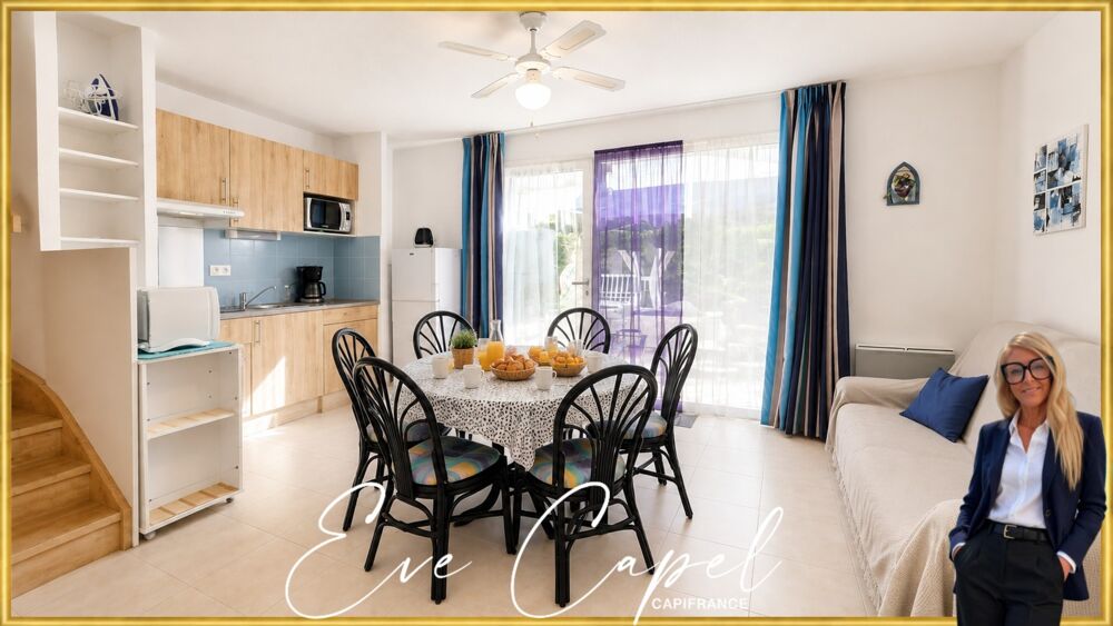 Vente Maison Maison à vendre 3 pièces LE CAP D'AGDE (34), Pavillon 2 chambres, secteur Rochelongue, dans résidence avec piscine et parking pr Le cap d agde