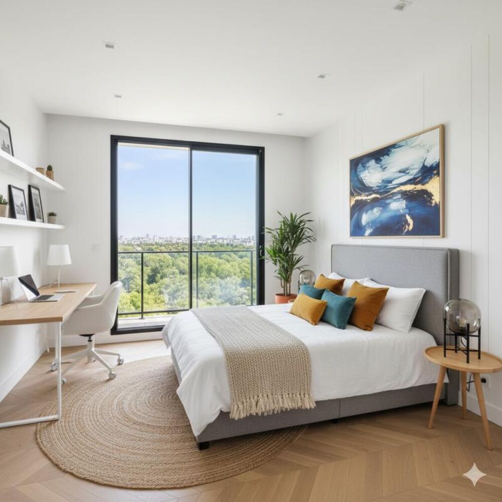 Vente Appartement 4 pièces traversant en étage – deux balcons exposition Est - Proche Ligne L (Val d'Or) – parking Saint cloud