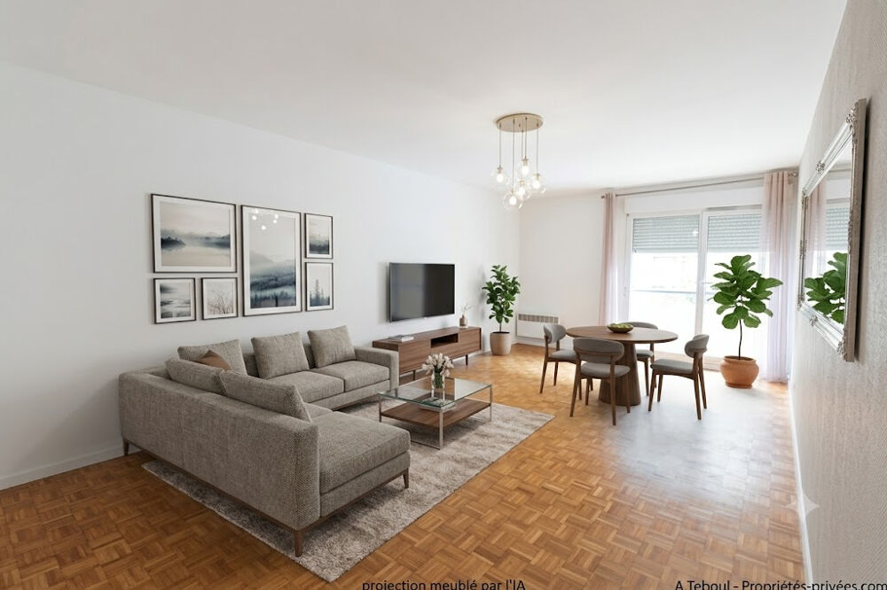 VILLEURBANNE - Limite Lyon 6ème - Appartement T3 de 72m² avec balcon et garage