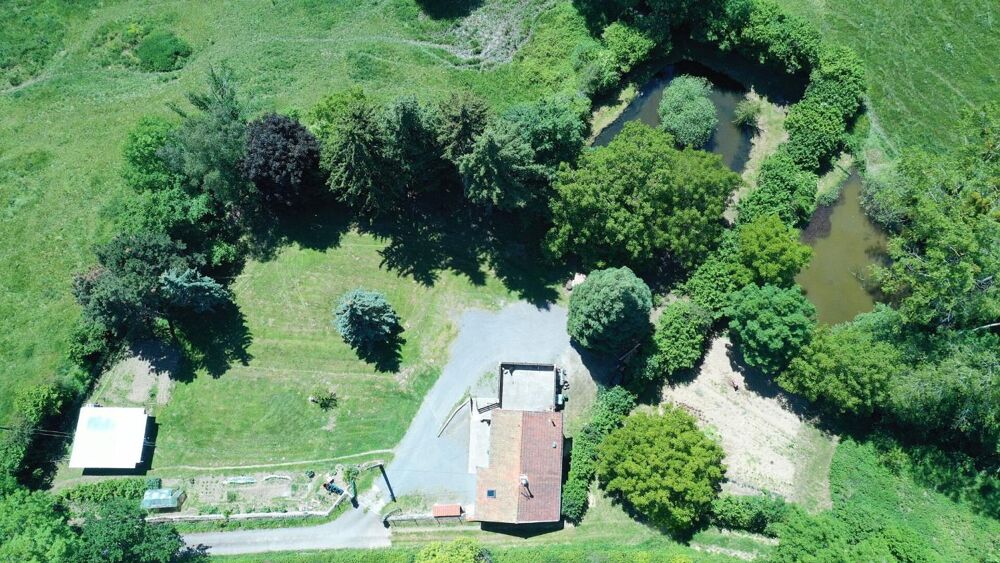 Maison en pleine nature sur un terrain arboré de 3551 m²